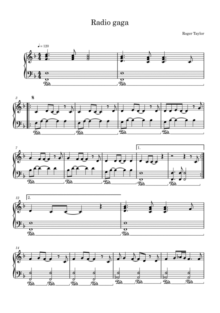 Partition radio gaga Chartres